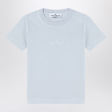 Light blue T-shirt with logo