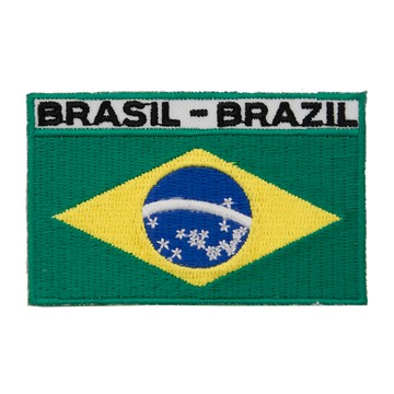 A-ONE 巴西國旗刺繡布貼 Set 3 8 x 5 cm  1組