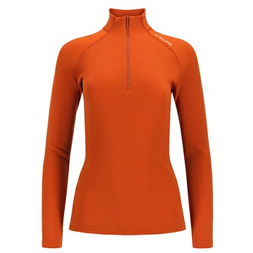 挪威[ACLIMA]WW Mock Neck W / 歐洲製女款美麗諾快乾長袖羊毛衣 / 半門襟 /半拉鍊 / 美麗諾羊毛 / 歐洲製《長毛象休閒旅遊名店》