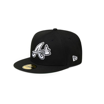 NEW ERA 男女 59FIFTY 2000s 亞特蘭大勇士 黑 NE71009919