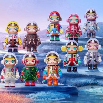 POPMART 泡泡瑪特 MEGA 珍藏系列 100% SPACE MOLLY Series 1 週年 盲盒 單盒