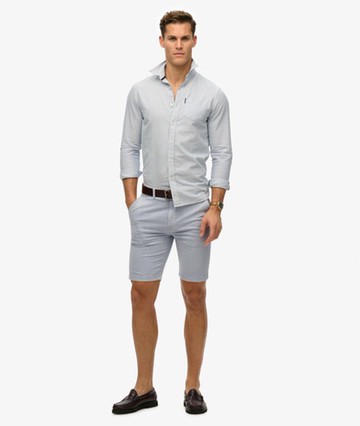 Superdry Men's Vintage International Chino Shorts Beige Size: 32