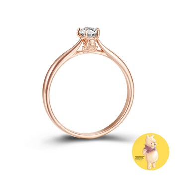 迪士尼  小熊維尼 戒指 4726 玫