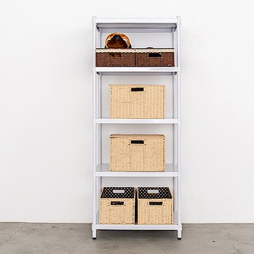 dayneeds 極致工藝 60x35x150cm五層置物架(烤漆白) 收納架/儲藏架/書架