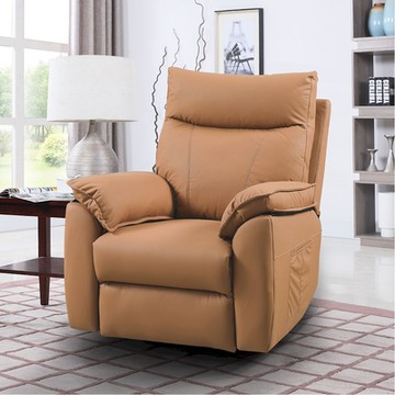 obis歐必斯國際家居 Luka單人貓抓皮電動搖搖椅/沙發