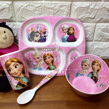 自主進食專用嬰兒加深寶寶飯碗小學卡通兒童餐盤分格精致輔食家用