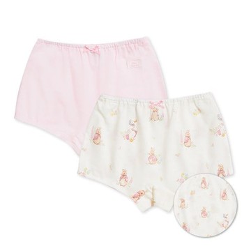 花精靈女童平口褲-2入 (銀離子抗菌內襠)