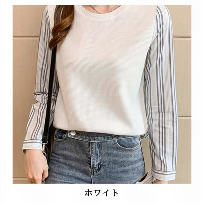 Tシャツ レディース シンプル カットソー ブランド 速乾 人気 かわいい おしゃれ 長袖 綿 20代 夏 冬 白 50代 秋 無地 40代 シャツ 30代 春 スポーツ tps-1113 and it_ カットソー レディース 長袖 七分袖 ロング Tシャツ 春