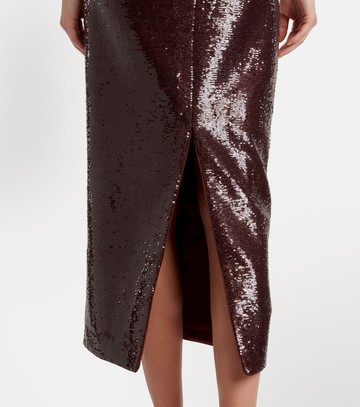 Roland Mouret Sequined midi skirt