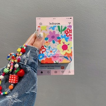 彩色花朵 蝴蝶鏈 三星 z flip 7 5 6 4 3 flip6 flip5 flip7 防摔 手機殼 折疊 保護套