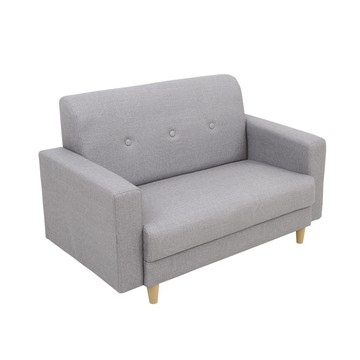 【多瓦娜】帕斯尼貓抓皮時尚雙人沙發/三色灰