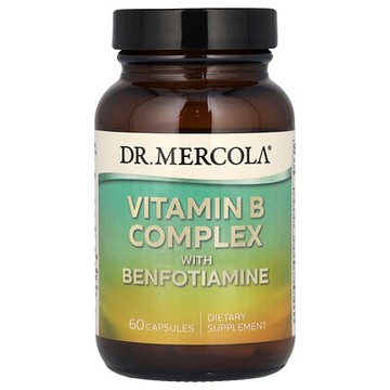 Dr. Mercola, 維生素 B 複合物，含苯磷硫胺，60 粒膠囊