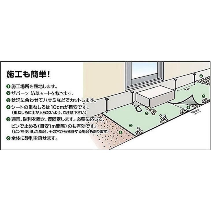 DuPont 防草シート プランテックス ザバーン 1mx10m ブラック・ブラウン PT- 240BB