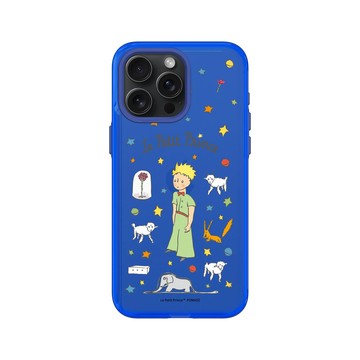 iPhone 15 Pro Max Clear 激光藍 - Le Petit Prince 小王子 - 小王子與朋友們 - 插畫圖鑑