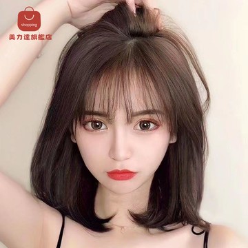 免運/公司貨 假髮 假發女中長發真發頭套式短發真人發絲手工全遞針真發手織隨意分縫 可開發票 全館五折 工廠現貨直銷 新品特價 d1115