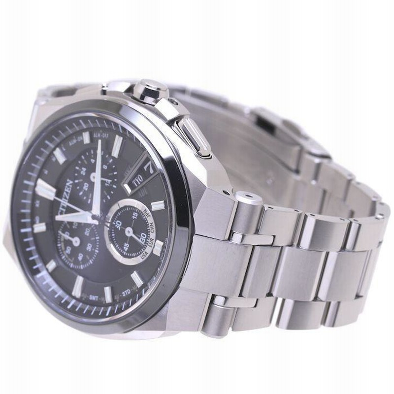 CITIZEN シチズン アテッサ エコドライブ BY0040-51F H610-T018068 ソーラー電波 メンズ /38437 【中古】 腕時計  | LINEブランドカタログ