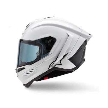 【限量預購】Alpinestars A星 S-R10 SOLID HELMET WHITE 素色 白【預購商品購買前請參閱預購說明】