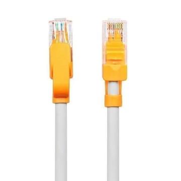 PowerSync 包爾星克 群加 CAT.5e 抗搖擺耐折彎網路線  1m  灰色 + 貝吉色  1條