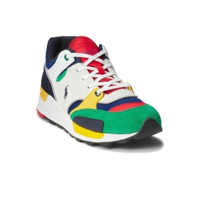 ラルフローレン スニーカー シューズ メンズ Trackster 200 Sneaker White/Royal/Yellow/Tomato/Green