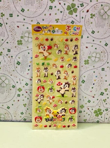 【震撼精品百貨】Chip N Dale 奇奇蒂蒂松鼠 迪士尼 DISNEY貼紙-松鼠#22512 震撼日式精品百貨