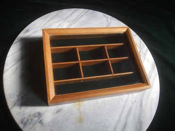 【老時光 OLD-TIME】早期台灣製分格珠寶展示盒