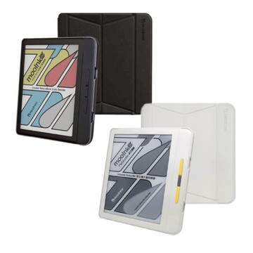 【Readmoo讀墨】mooInk Nana 7吋磁感應保護殼-黑/白【墊腳石】電子閱讀器