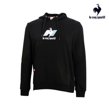 法國公雞牌連帽T恤 LWO2343199-中性-黑