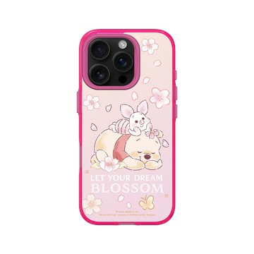 iPhone 16 Pro Clear 粉漾桃 - 迪士尼-小熊維尼 Disney Winnie The Pooh - 睡夢與花