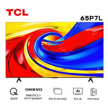 TCL 65吋 65P7L 4K QLED  GoogleTV 連網電視 顯示器 P7L