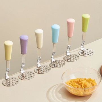 ✨元氣新品✨304壓泥器食品級陶瓷壓泥神器寶寶輔食工具搗土豆泥水果泥TZOU