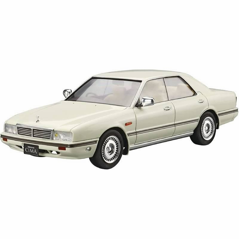 アオシマ プラモデル 1/24 ザ・モデルカー No.31 ニッサン Y31 シーマ 