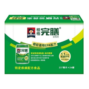 Quaker 完膳營養素 癌症適用EPA配方(熱帶水果風味) 237ML*24入/箱