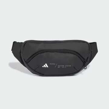 adidas 愛迪達 腰包 斜背包 運動小包 HYBRID WAISTBAG 黑 KG8018