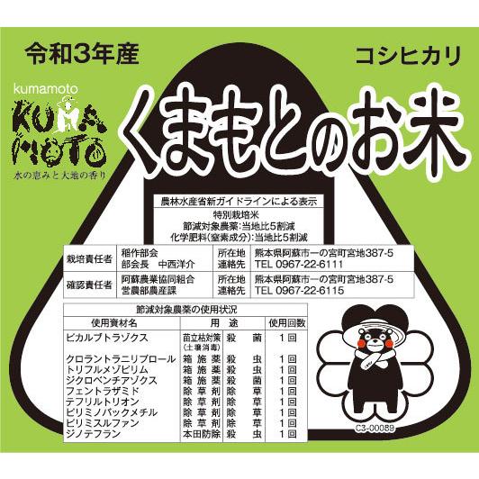 棚田米 令和5年産 熊本県こしひかり精米 5kg