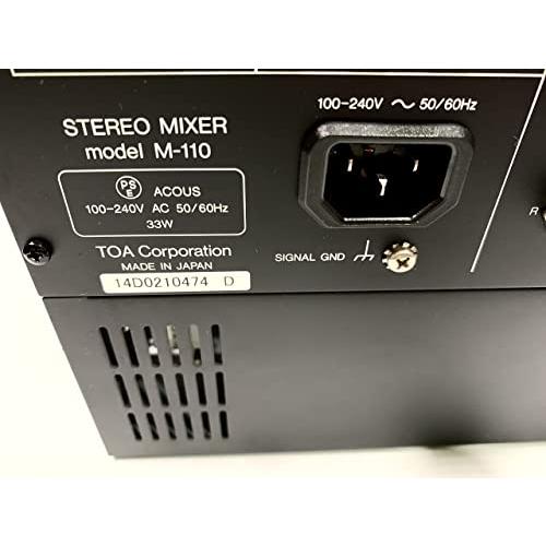 ファッションデザイナー 【良品】 TOA ステレオミキサー4U M-110 配信機器・PA機器・レコーディング機器 -  bestcheerstone.com