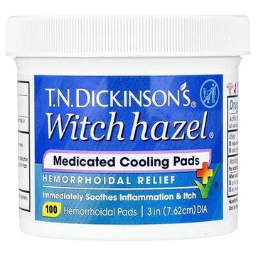 Dickinson Brands, 蘆薈金縷梅痔墊，100墊