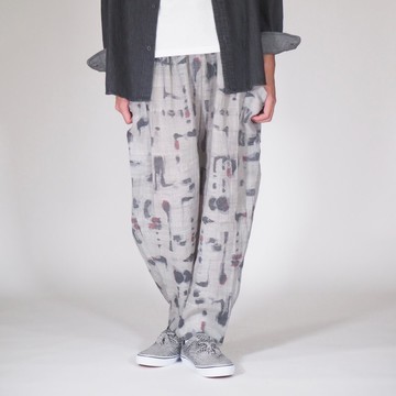 【日本製造】復古和服翻拍、諾拉褲、錐形寬腿、均碼、寬鬆褲