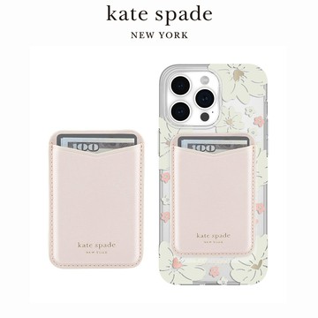 kate spade MagSafe 時尚卡套  櫻花粉