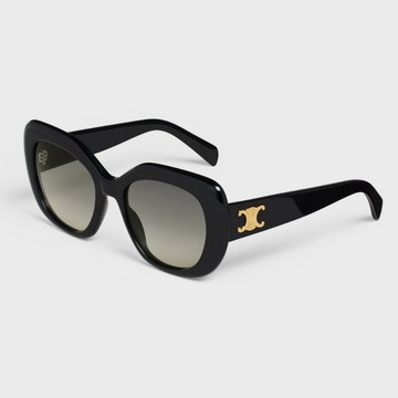 CELINE 凱旋門方形膠框太陽眼鏡(CL40226U-01F)