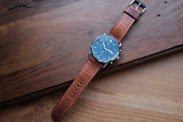 【寓吉】各式錶帶訂製  Horween Dublin英國棕系列