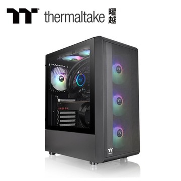 TT_曜越 鋼煉 S200 TG ARGB 強化玻璃 中直立式 機殼 ATX +Toughpower GF A3 650W 金牌 日系全模組 ATX3.0 PCIE 5.0