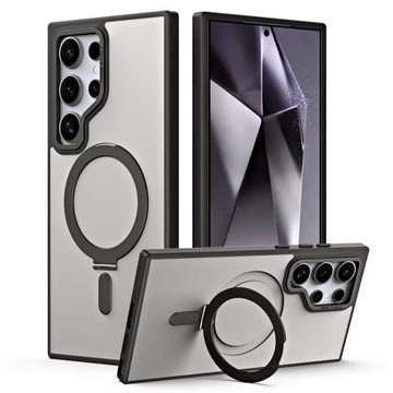 支點殼適用三星S24ultra手機殼新款S25ultra磁吸無線充電支架Galaxy S24+保護套s25+全包防摔純色高級感簡約