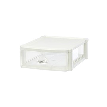 KEYWAY文書整理箱/淺型/DM011/白