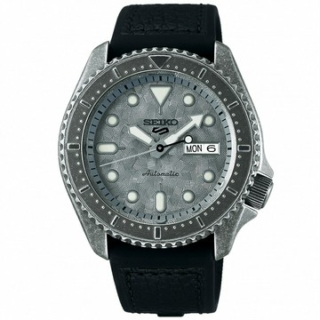 送禮首選★SEIKO 精工 5 Sports 系列槍灰仿舊版機械錶 推薦-42.5mm (SRPE79K1/4R36-09A0H) SK005 附提袋【全館滿額折價★APP下單點數4倍送】線上購買享_實體門市同步服務