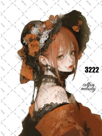 original sticker no.3222 人物貼紙 原創貼紙 原創人物貼紙 裝飾貼紙 cotton melody