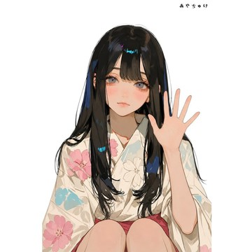 【8 月新品】07-139-0203 人物貼紙 簡約夏日女孩