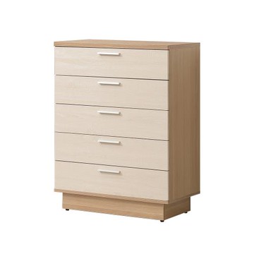 【唯熙傢俱】喬莉原木雙色五斗櫃 抽屜櫃