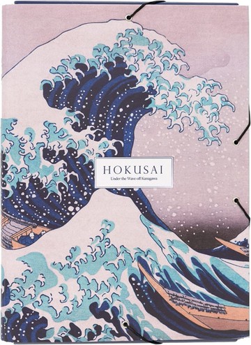 *【浮世繪】葛飾北齋富嶽三十六景神奈川沖浪裏和風文件夾/KOKONOTE/HOKUSAI