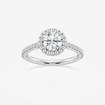 【鉅曜】18K金 GIA 1克拉 Signature Halo 鑽石戒指 三色任選 (培育鑽石)