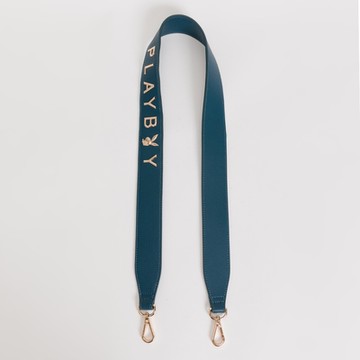 PLAYBOY - 五金字母寬版背帶 PLAYBOY背帶系列 - 藍色